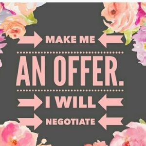 Everything negotiable!!!